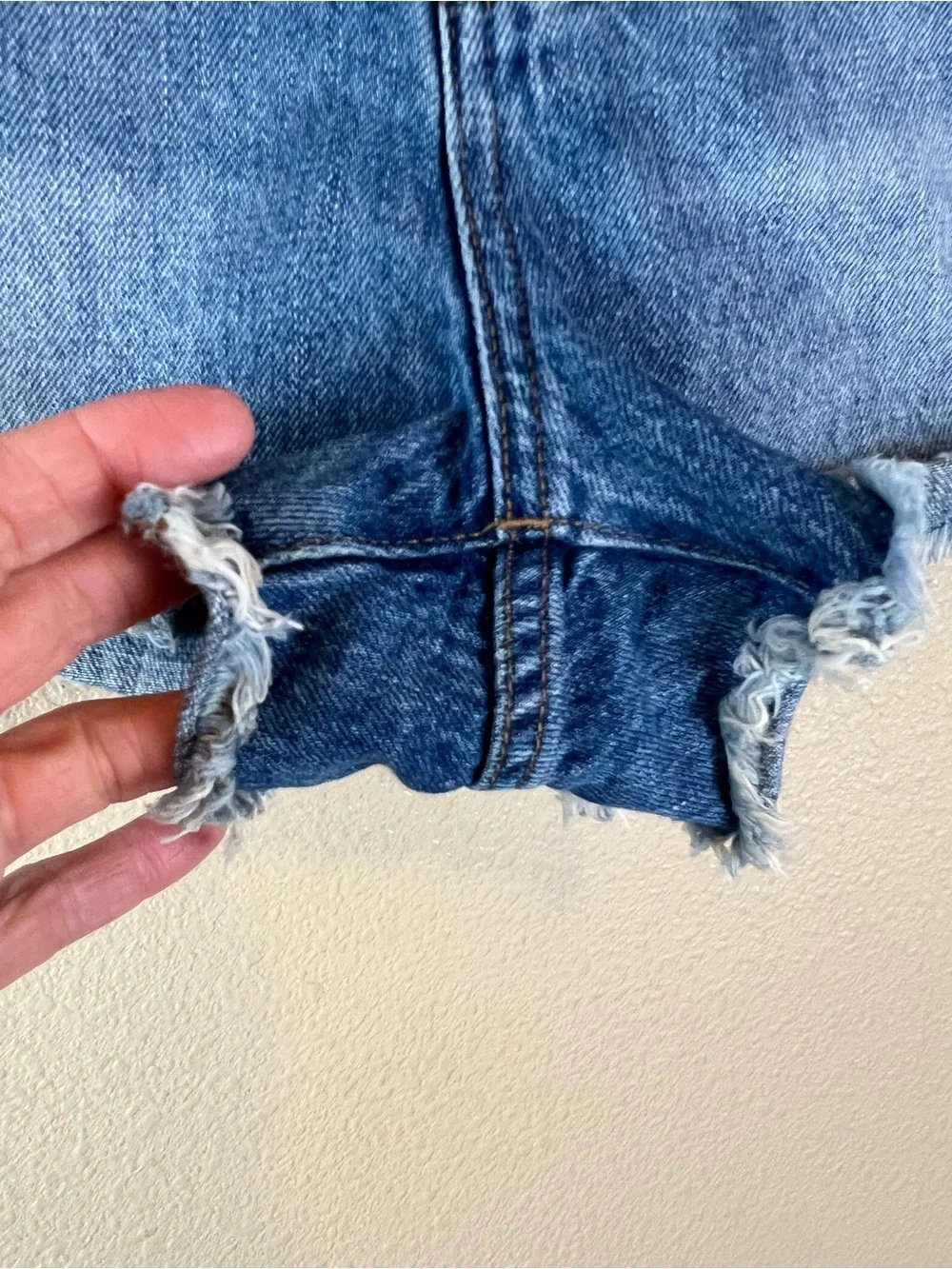 madewell relaxed denim shorts